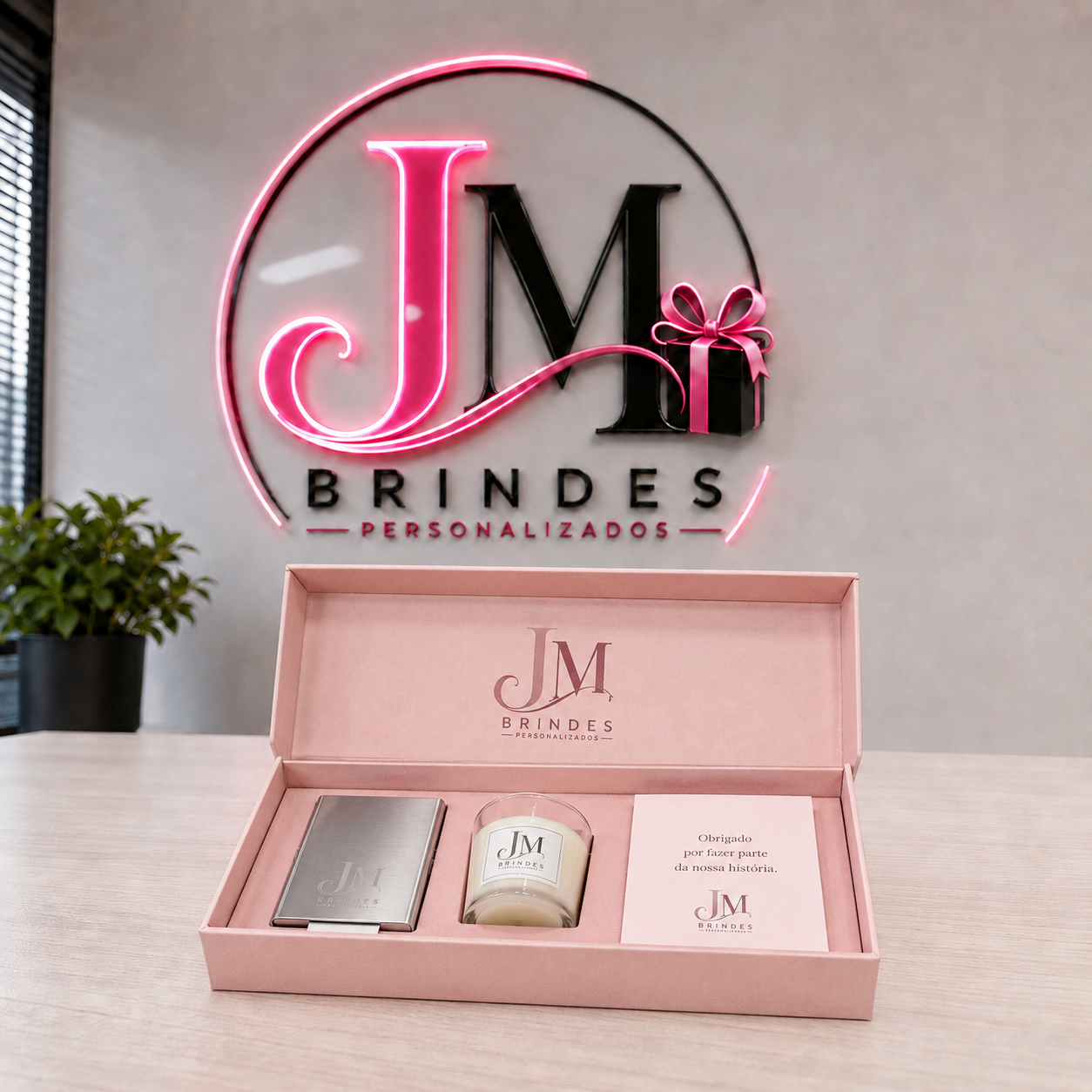 Kit corporativo personalizado JM Brindes
